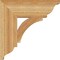 Ekena Millwork Thorton Traditional Rough Sawn Bracket, Western Red Cedar, 4"W x 14"D x 14"H BKT04X14X14THR01RWR - alternate 2